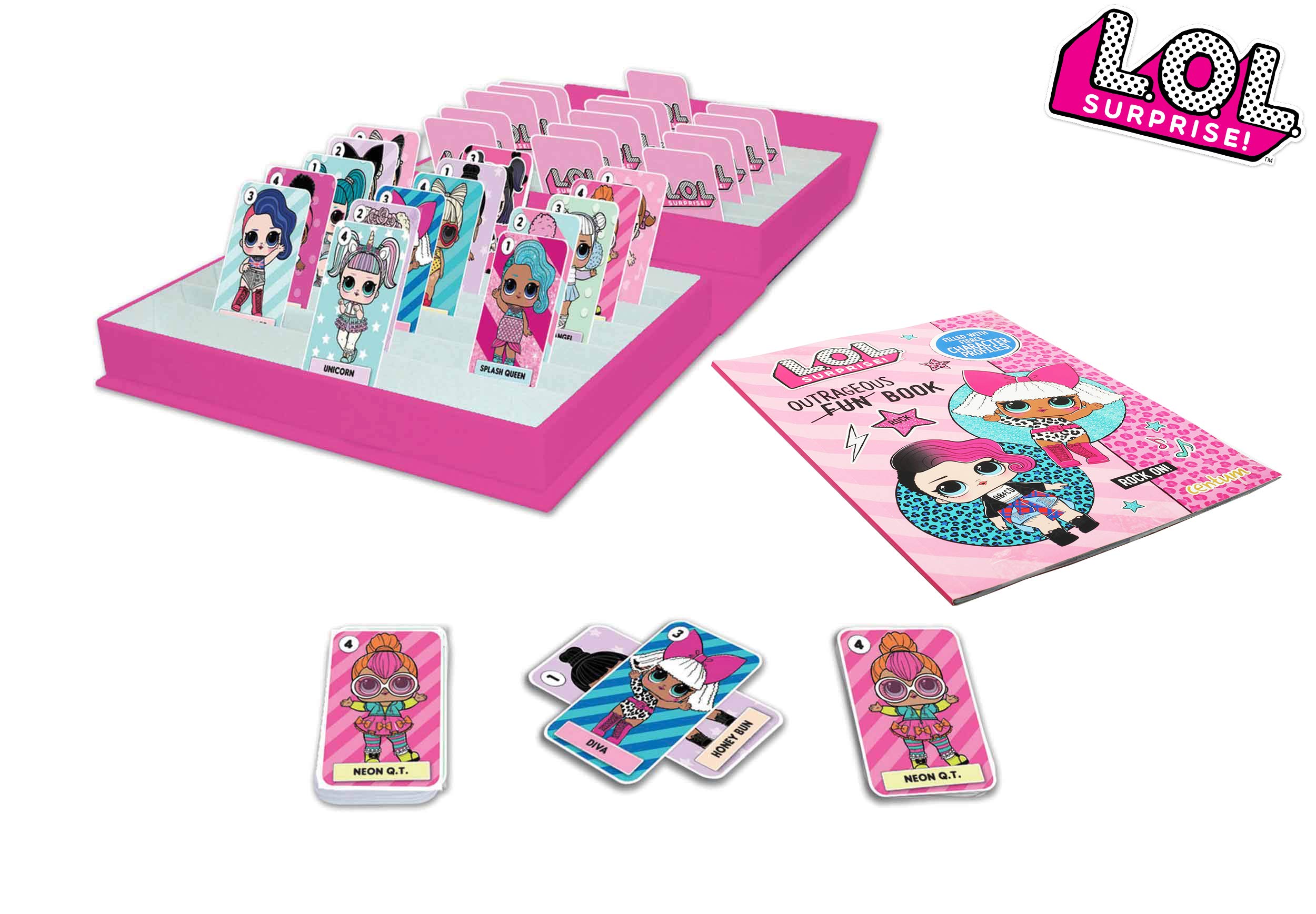 L.O.L. Surprise! Who Am I Party Game for Girls Guess Who Games Confetti