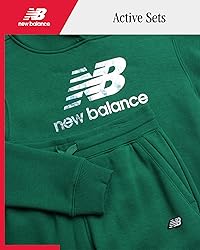 New Balance Girls Sweatpants Set - 2 Piece Pullover