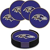 Rico Industries NFL Football Classic Favorites: PVC Coaster Set (4-Pack)