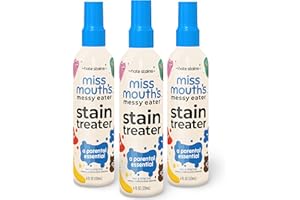 Miss Mouth's Messy Eater Stain Treater Spray - 4oz 3 Pack Stain Remover - Newborn & Baby Essentials - No Dry Cleaning Food, Grease, Coffee Off Laundry, Underwear, Fabric