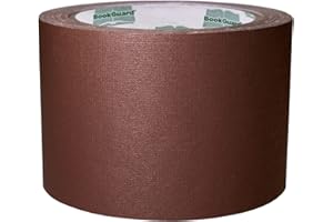 BookGuard 3 inch Premium Bookbinding Repair Cloth Tape, 15 Yard Roll, Brown