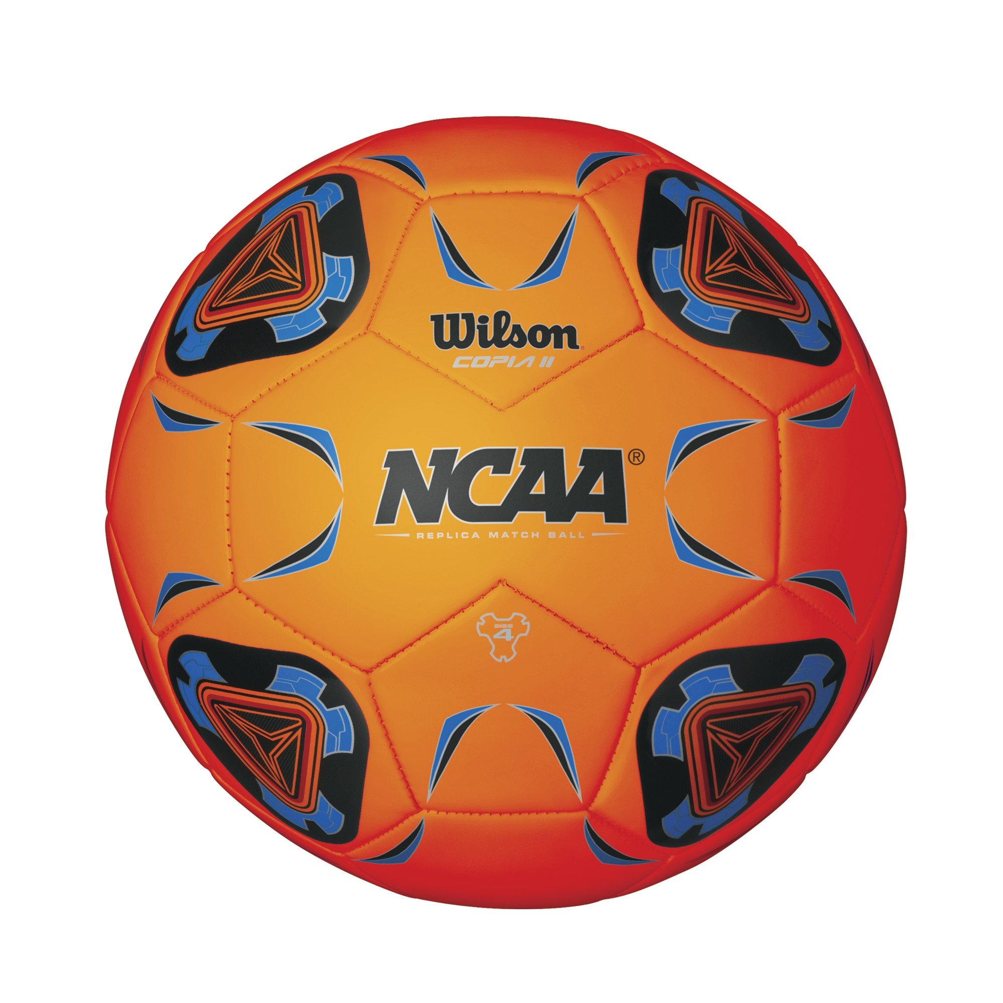 Wilson NCAA Copia II Soccer Ball, Orange - Size 4
