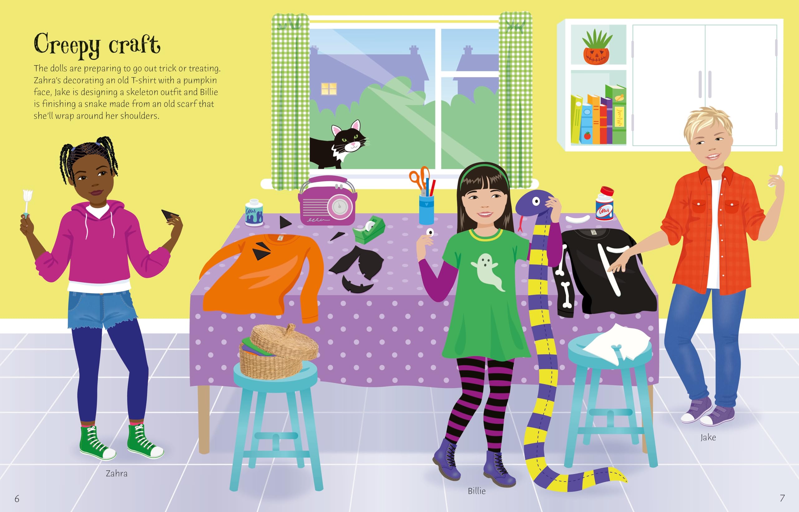 Sticker Dolly Dressing Trick or treat: A Whimsical Sticker Book for Halloween with Dress-Up Dolls and Fun Scenes, Create Your Own Trick or Treat Outfits! Jun 25, 2024