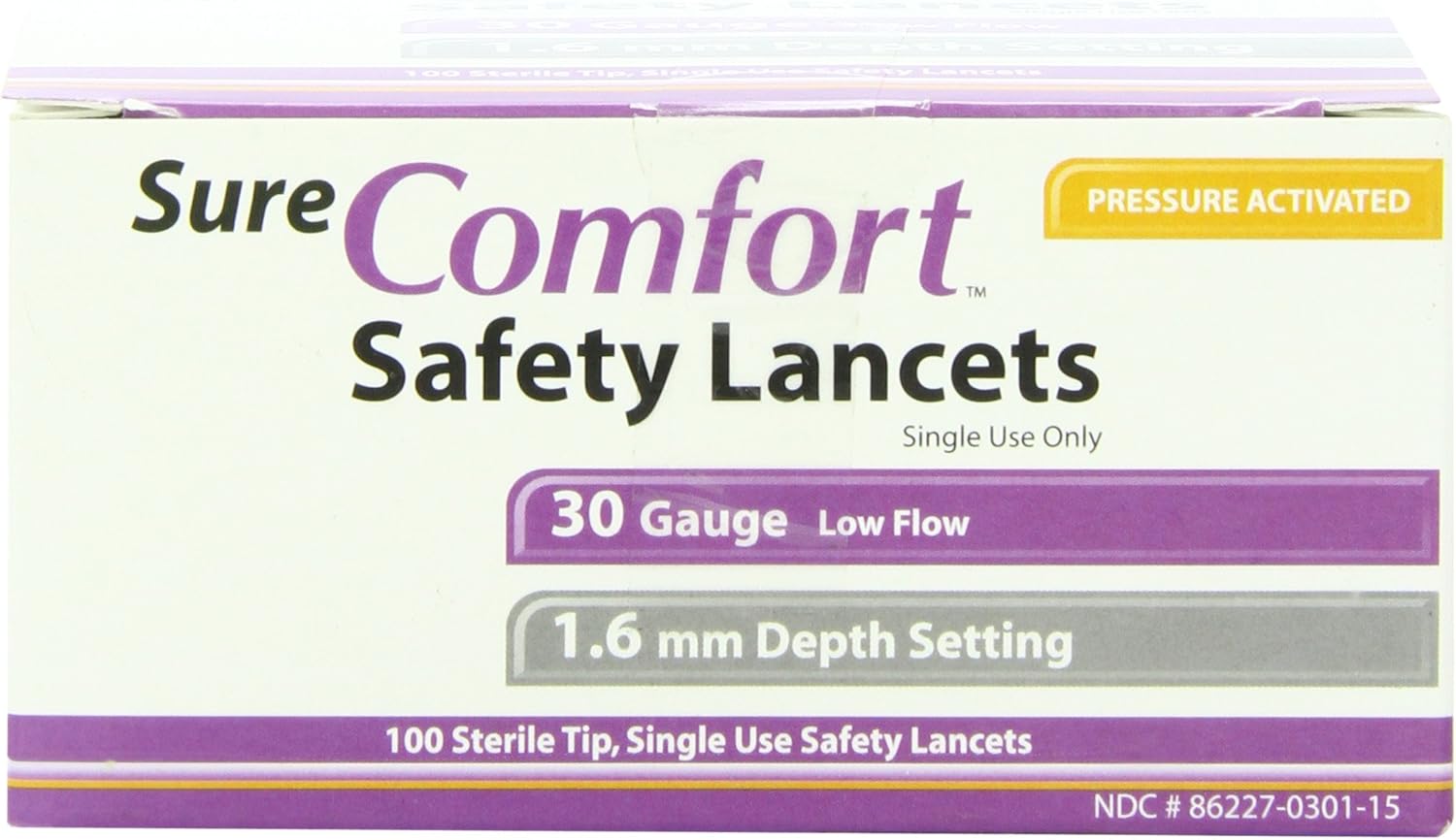 Amazon Com Sure Comfort Safety Lancet 30 G 100 Count Health