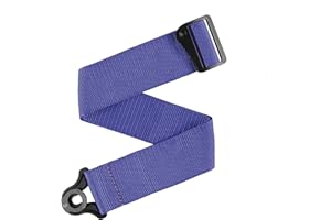 D'Addario Auto Lock Guitar Strap - Acoustic & Electric Accessories - Easy to Use Locking Straps - Uses Existing Buttons - Pol