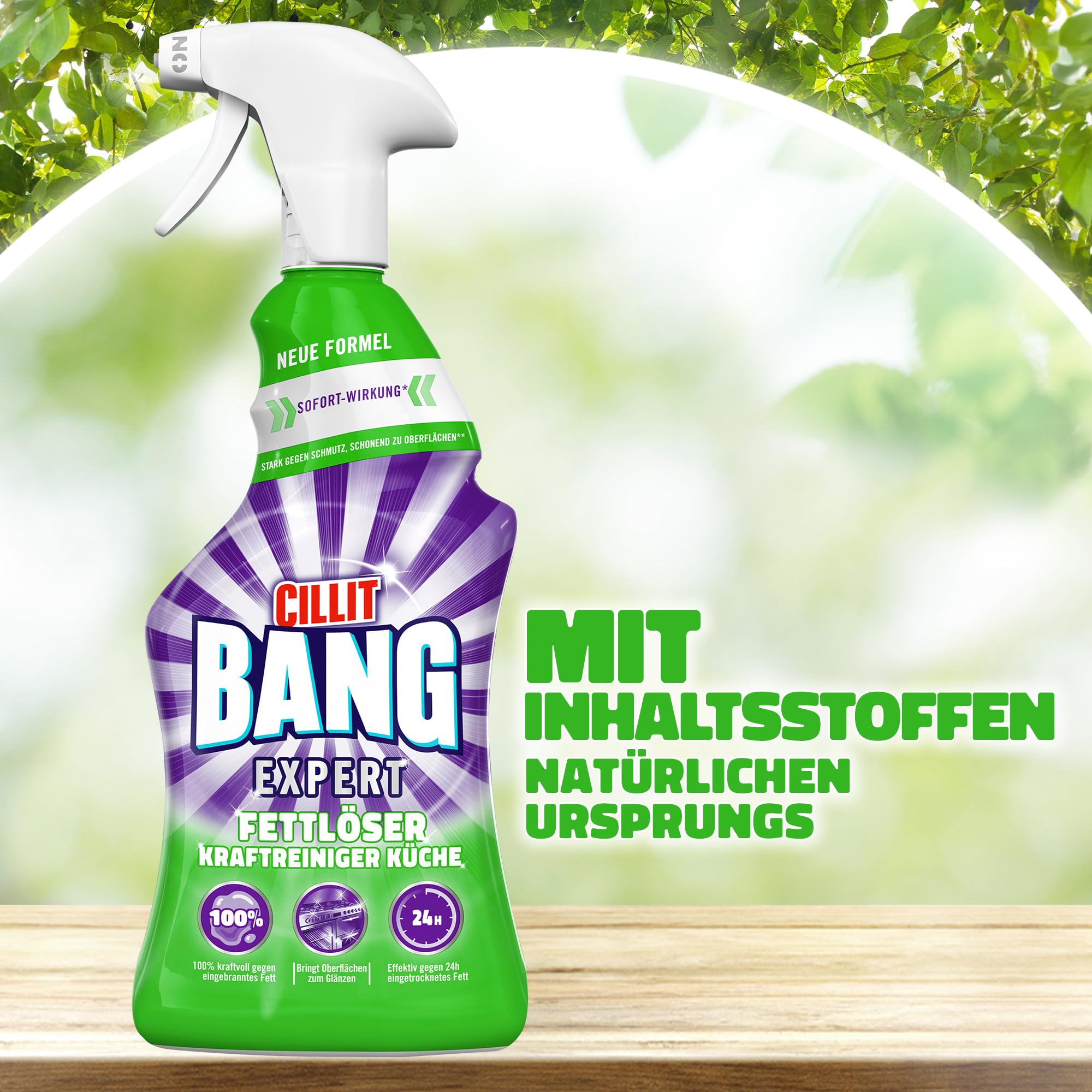 CILLIT BANG Expert Kraftreiniger Universal Fettlöser – Entfernt eingebranntes Fett – 1 x 750 ml 7