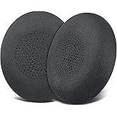 SOULWIT Micro Suede Earpads Replacement for Jabra Evolve2 65 (Evolve 2 65MS 65UC MS UC)/Evolve2 40 (40UC 40MS USB)/Elite 45h On-Ear Wireless Headsets - Black