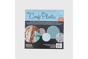 Grafix Craft Plastic - Ultra Clear .007” Craft Plastic Film, Durable and Archival Film, Perfect for DIY Crafts, Stencils, Jou