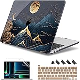 May Chen Compatible with MacBook Pro 13 inch Case with Touch Bar 2022 2021 2020 Release A2338 M1/M2 A2251 A2289, Plastic Hard Shell Case with Keyboard Cover, Traditional