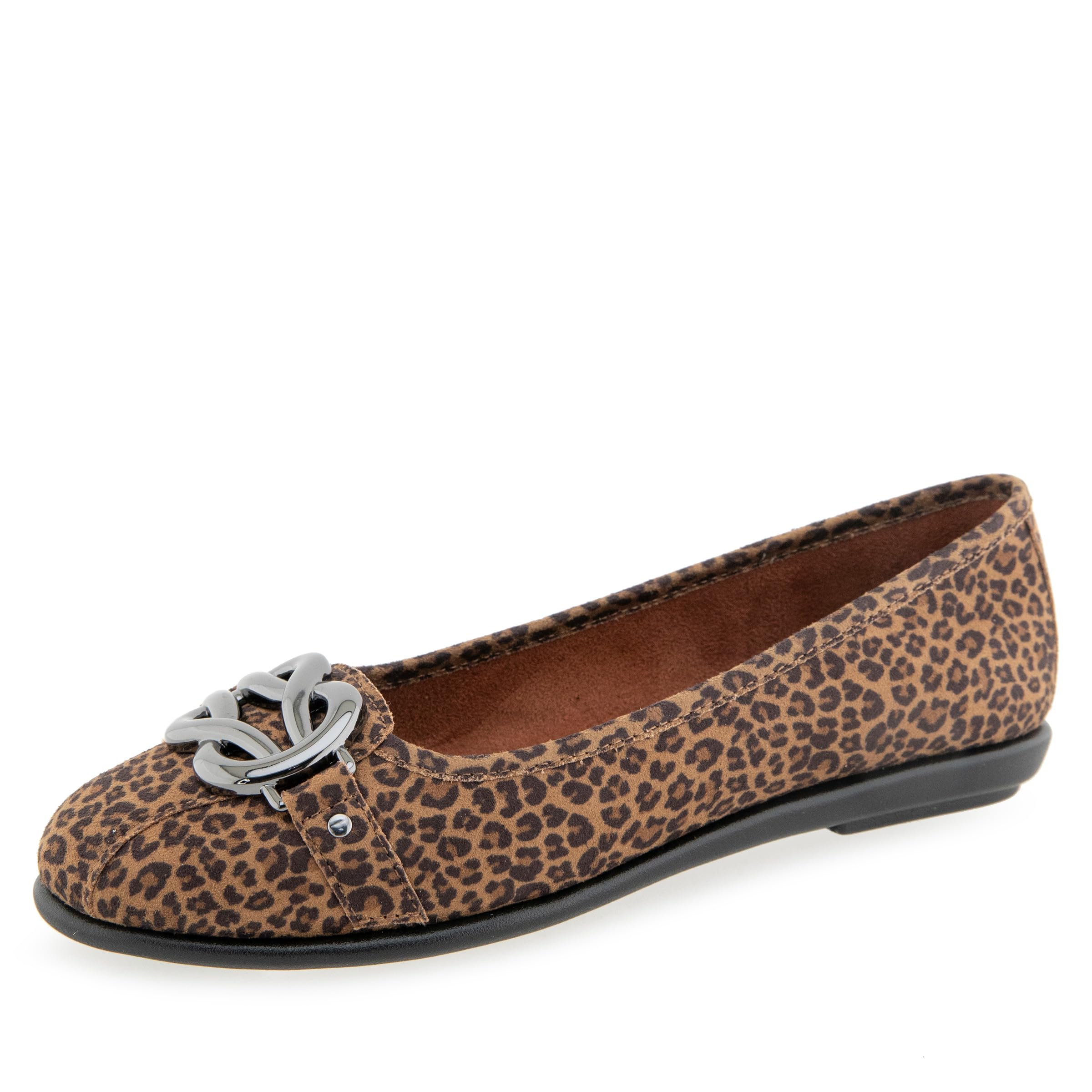 Aerosoles Women’s Big Bet Ballet Flat, Tan Multi, 9.5M