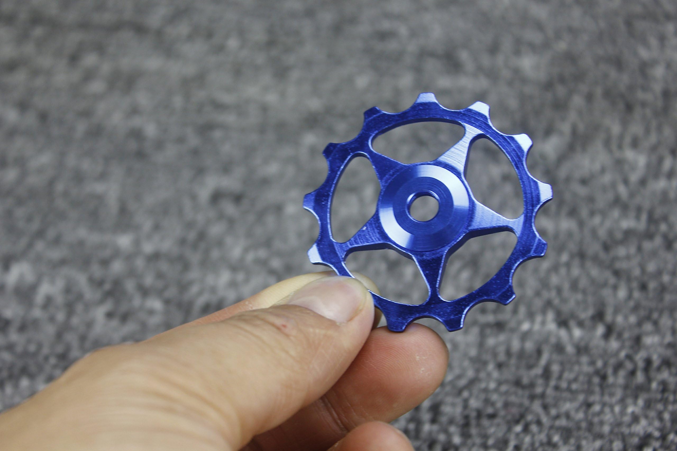 Stylrtop 2 pcs Bike 13T Aluminum Sealed Bearing Jockey Wheel Rear Derailleur Pulleys for Shimano & Sram,etc.
