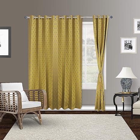 Buy Lively Home Polyester Cross Design Heavy Jacquard Fabric