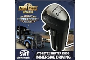 HCXLELD SimWayTech USB Shifter Knob for ATS & ETS2 PC For Logitech G25 G27 G29 G920 G923 Thrustmaster TH8A Fanatec SQ PXN A7 other DIY shifter