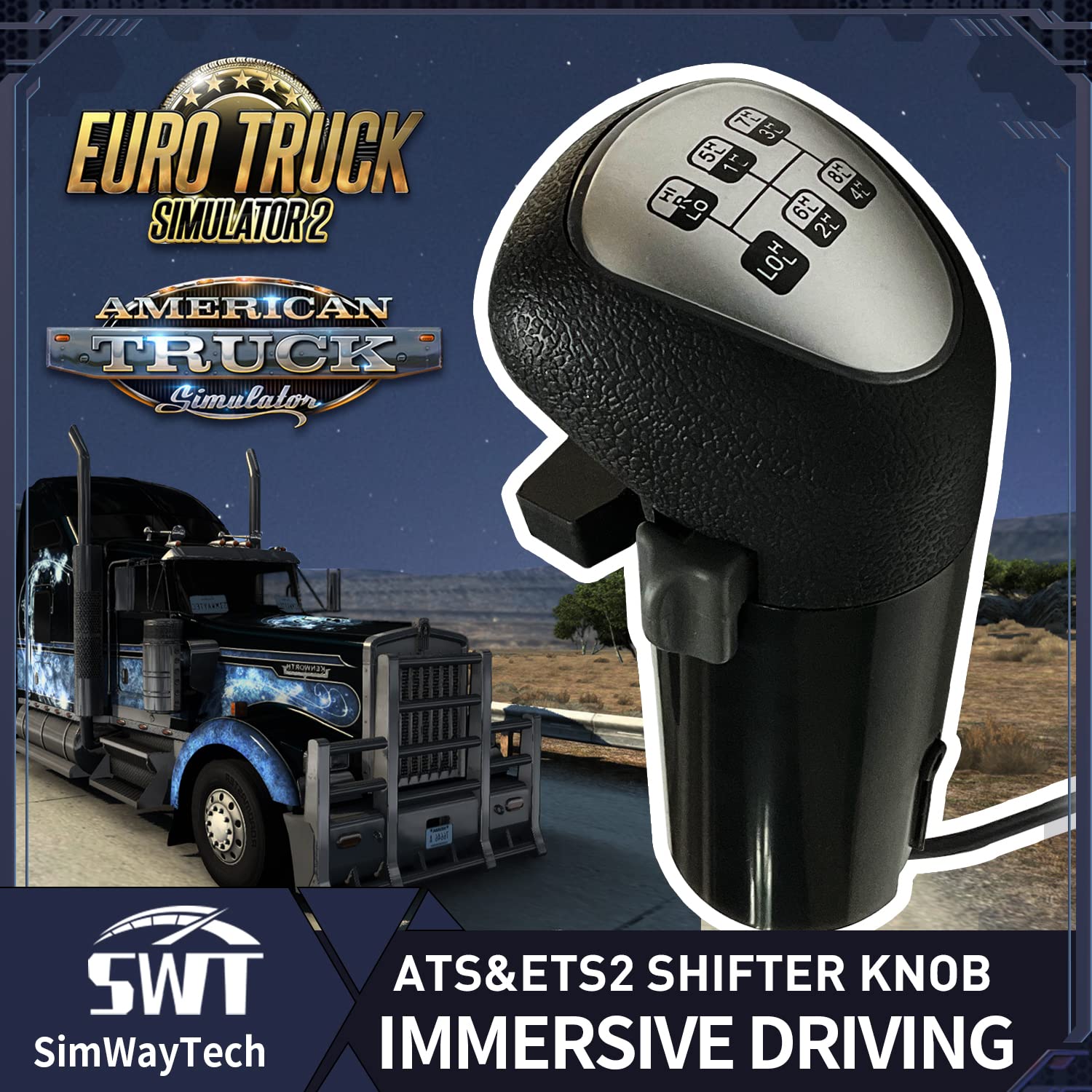 Mua HCXLELD SimWayTech USB Shifter Knob for ATS & ETS2 PC For Logitech