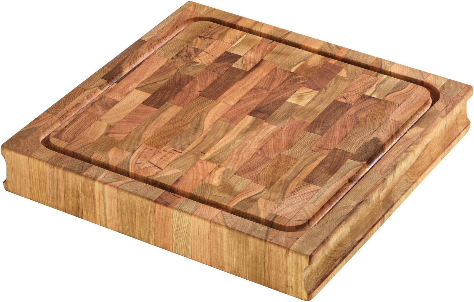 Fireland Cherry ProSeries Butcher Block Cutting Board, 3 by 18 by 18-Inch, Oiled and Shrink Wrapped