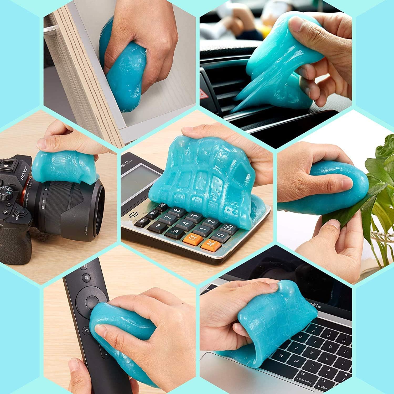 XBRN Cleaning Gel for Car Detailing Putty Cleaning Putty Detailing Gel Detail Tools Car Interior Cleaner Universal Dust Removal Gel Vent Cleaner Keyboard Cleaner for Laptop,Car Vents: Automotive