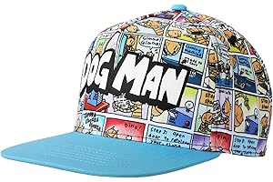 Bioworld Dog Man Comic Panels Youth Snapback Hat