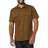 Amazon Essentials Men's Standard-Fit Short-Sleeve Two-Pocket Utility Shirt (Previously Goodthreads)