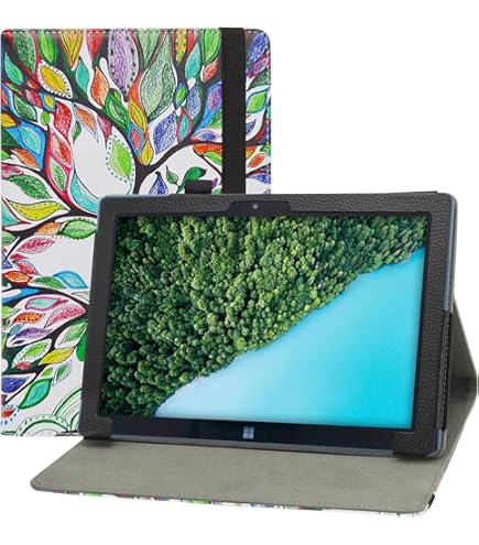 Amazon.com: Bige Tablet Cover, PU Leather Folio Case for