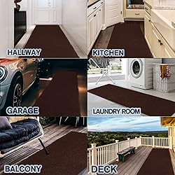 Custom Size Backed Non-Slip Area Rugs Runner, Easy