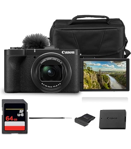 Amazon.com : Canon PowerShot V1 Digital Camera Bundle + 64GB