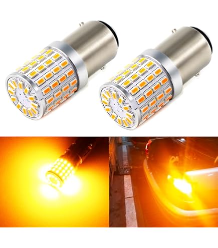 のん Amazon.com: PHINLION 7443 Amber LED Turn Signal Light Bulbs