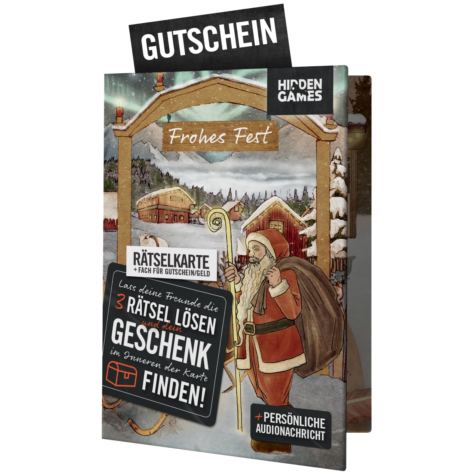 Hidden Games Puzzle Card "Mysterious Christmas" (German)