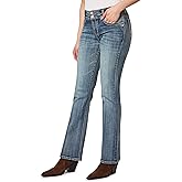 WallFlower Luscious Curvy Bootcut Jeans for Women, Mid-Rise Insta Stretch Denim, Size-Inclusive Juniors Jeans, Sizes 0 to 24