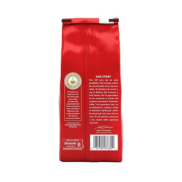 COMMUNITY COFFEE CAFÉ SPECIAL DECAF GROUND COFFEE, MEDIUM DARK ROAST, 32 OUNCE BAG (PACK OF 1)