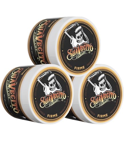 Suavecito Firme Hold 3個セット Amazon.com: Suavecito Pomade Original Hold 4 oz, 3 Pack - Medium