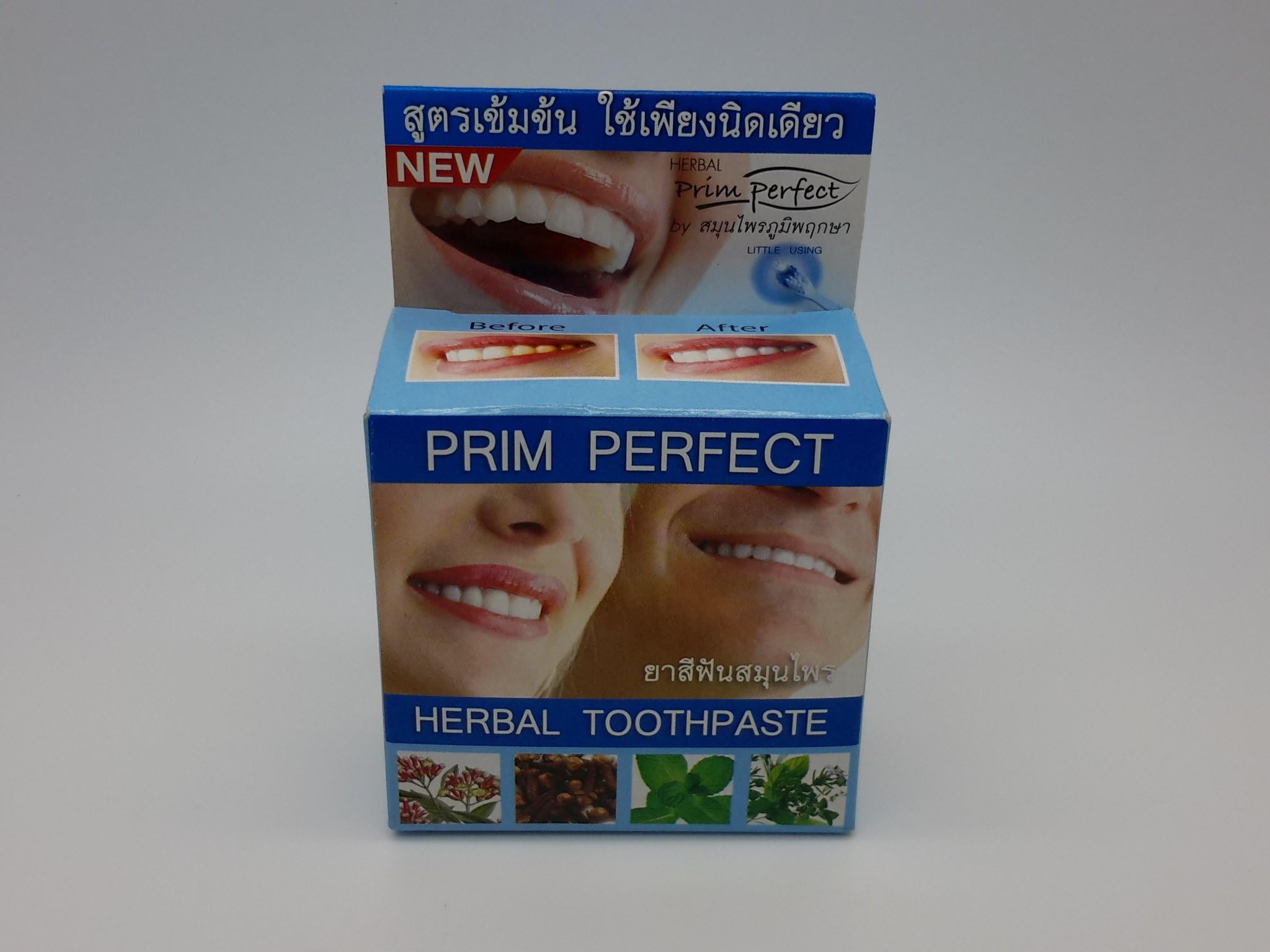 Herbal Toothpaste Prim Perfect Net wt. 25 g. (Pack of 2)