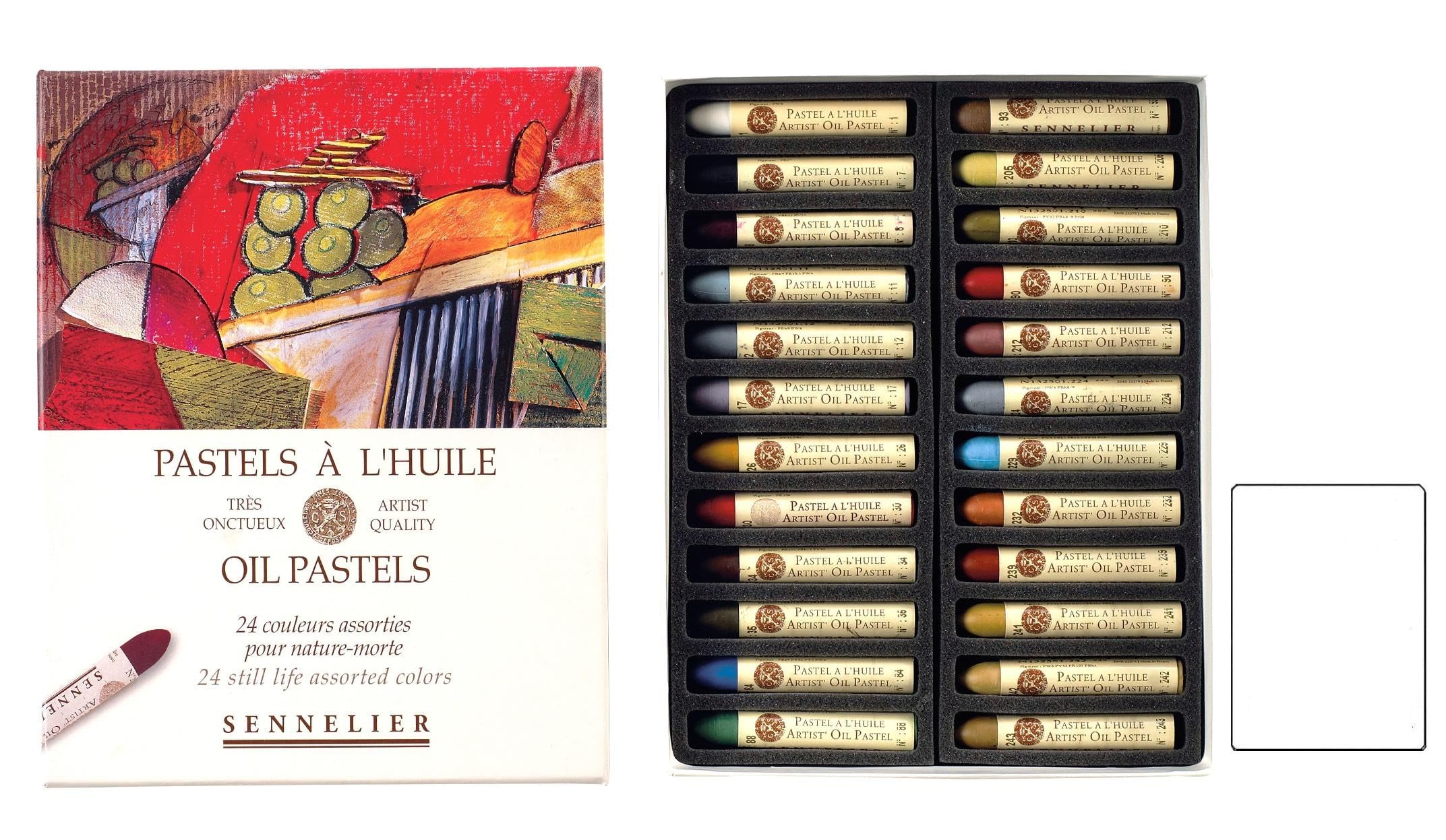 Sennelier Pastels Oil 24 Colors Still Life