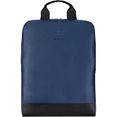 Moleskine Classic Vertical Device bag - 15", Sapphire Blue | Vertical device bag with padded 15" laptop compartment, organized pockets, and shoulder strap.