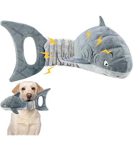 Jouet à Mâcher Pour Chien Agressif En Forme De Canard - Résistant, Avec Couineur - Nettoyage Des Dents - Pour Intérieur Et Extérieur - 30 Cm - 8