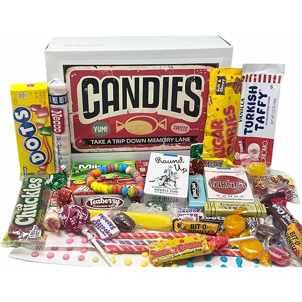 Amazon.com : 50 Years of Candy-Decades Box: Nostalgic Candy