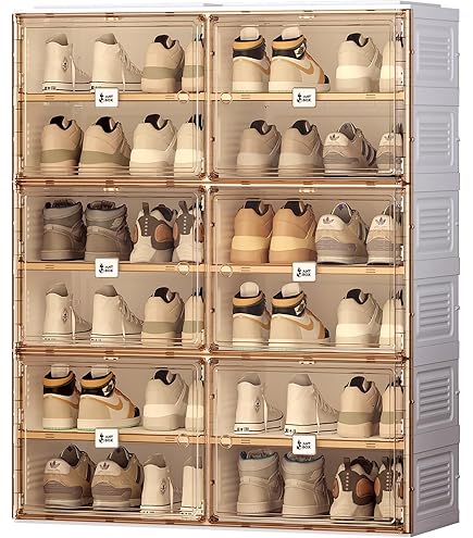 Amazon.com: ZENTOBAX 6 Tier 24 Pairs Large Shoe Rack Organizer