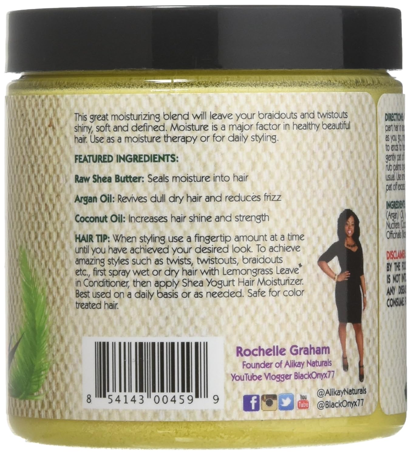 Amazon Com Alikay Naturals Shea Yogurt Hair Moisturizer 8oz Beauty