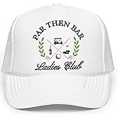 Par Then Bar Ladies Club Funny Golfer Women's Classic 5 Panel Mesh Snap Back Trucker Hat
