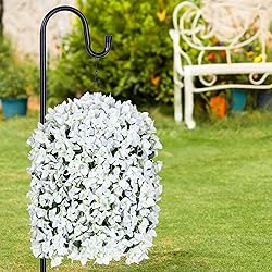 Siyaluens 2 Pcs UV Resistant Artificial Flowers for