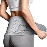 LMVQ Lumbar Back Brace for Men Women, Lower Back Pain Relief (Large) | back support brace for Sciatica&amp;Herniated Disc, 26&deg; ergonomics support, 4D Knit fabric, lightweight, breathable, easy to wear