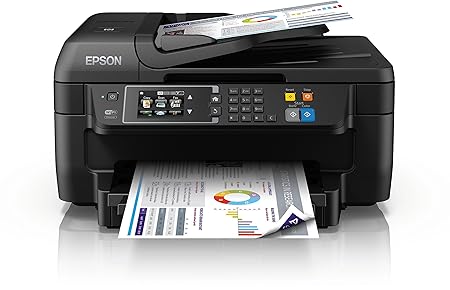 Epson C11CF77402 WorkForce WF-2760DWF 4-in-1 Multifunktionsdrucker (Drucken, Duplex, Scannen, Kopieren, Faxen, WiFi, Dokument