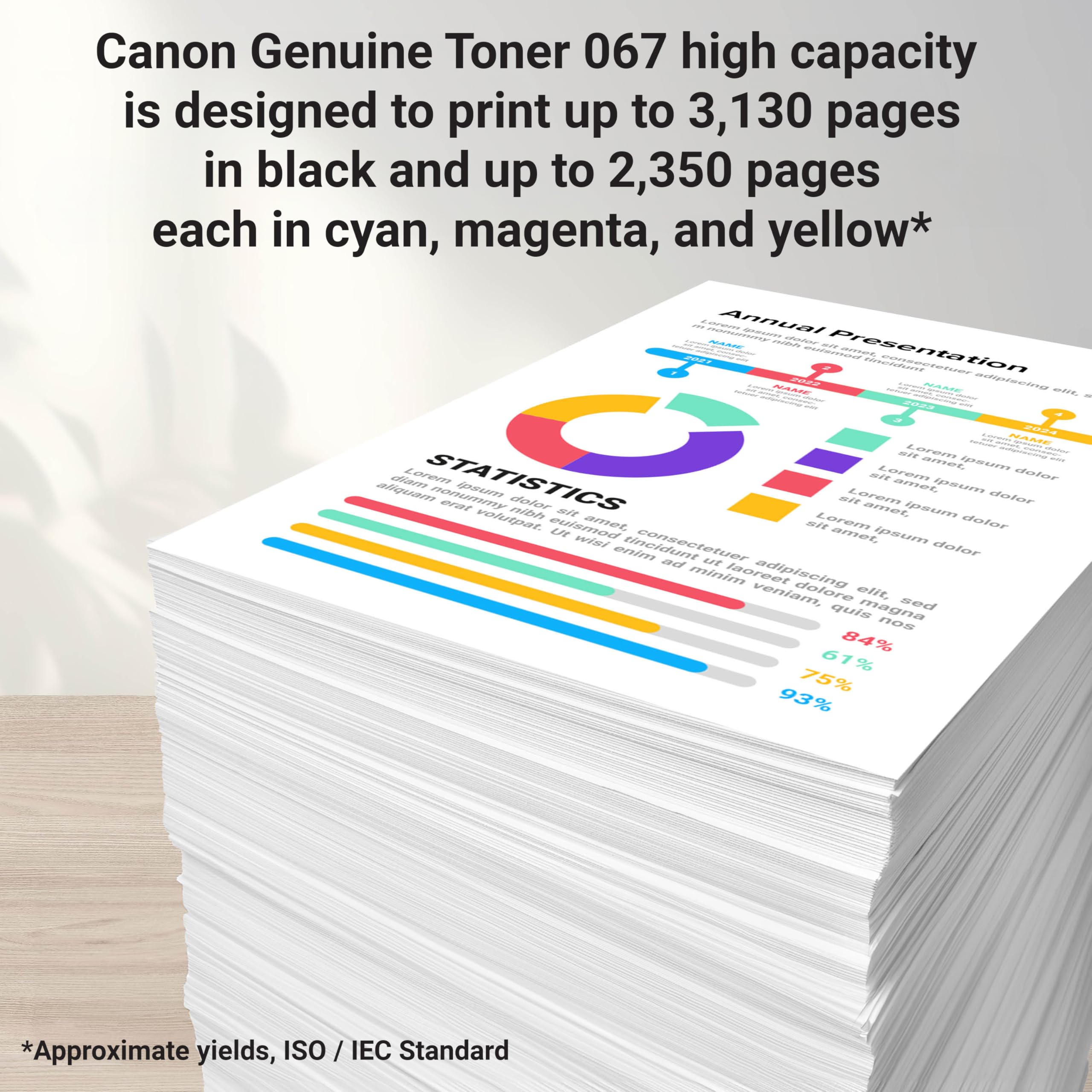 Canon Genuine 067 Black Toner Cartridge High Capacity Compatible with LBP633Cdw, LBP632Cdw, MF652Cdw, MF653Cdw, MF654Cdw, MF656Cdw