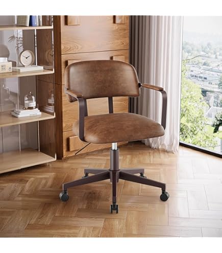 Amazon.com: 360 Degree Swivel Wood Desk Chair, Japanese Style