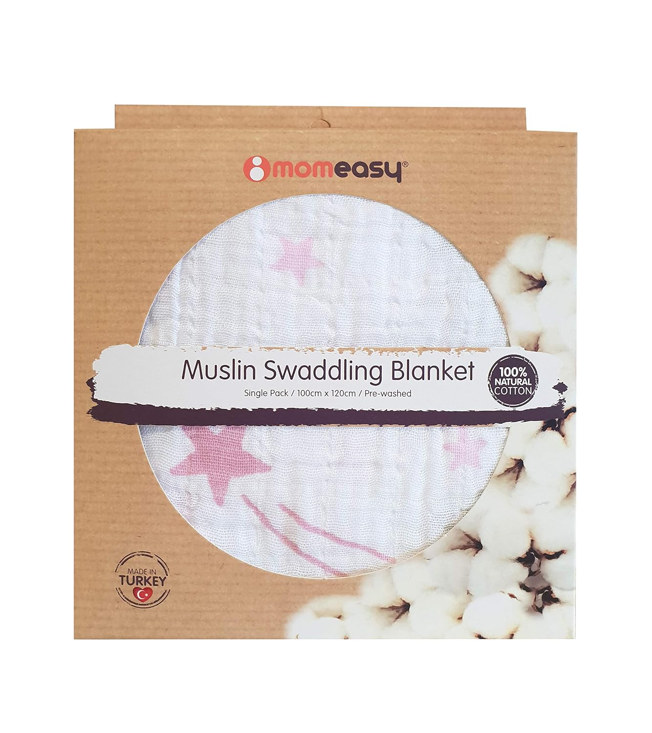 cow print swaddle blanket