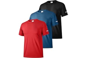 Boyzn Workout T Shirts for Men, Dry Fit Moisture Wicking Gym T-Shirt, Athletic Workout Top Short Sleeve Tee Shirt for Running