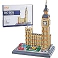 KLMEi Real Big Ben Micro Building Blocks Set for Adults 6473 PCS - World Famous Architectural Model Toys Presents for Kid Age of 14+