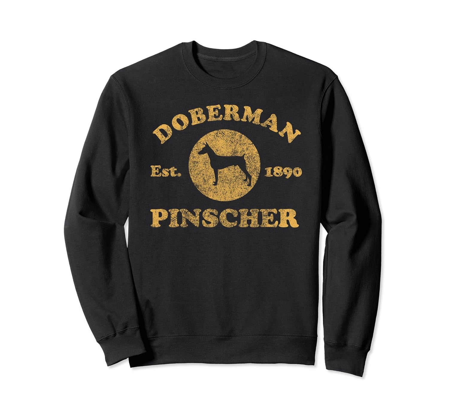 Vintage Doberman Pinscher Est 1890 Sweatshirt Teehay