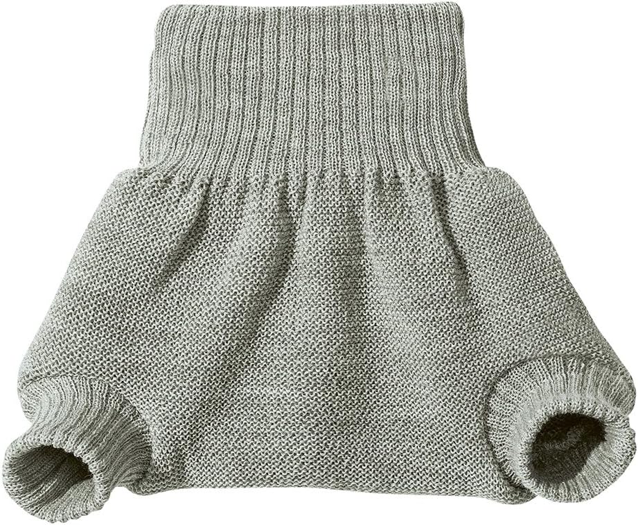 Disana Knitted Nappy Cover 74/80 Grey