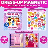Quokka Magnetic Dress Up Dolls Book for Kids 35 Pieces Portable Travel view 2