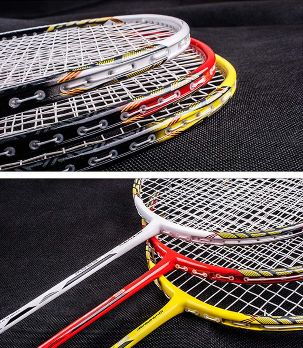 Senston 2 Pack Badminton Rackets Double Badminton Racquets Carbon Fiber